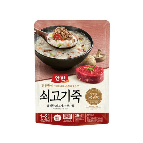 阳伴牛肉粥 420克
