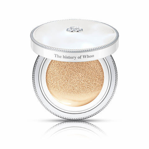 더 후 THE HISTORY OF WHOO Gonjinhyang:Seol Radiant White Moisture Cushion Foundation Special Set