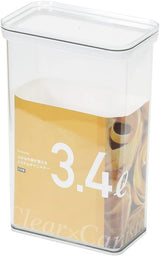 بيرل ميتال حافظة محكمة الإغلاق 1.4L/900ml/2.4L/3.4L