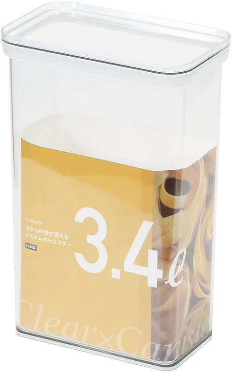 PEARL METAL Storage container 1.4L/900ml/2.4L/3.4L