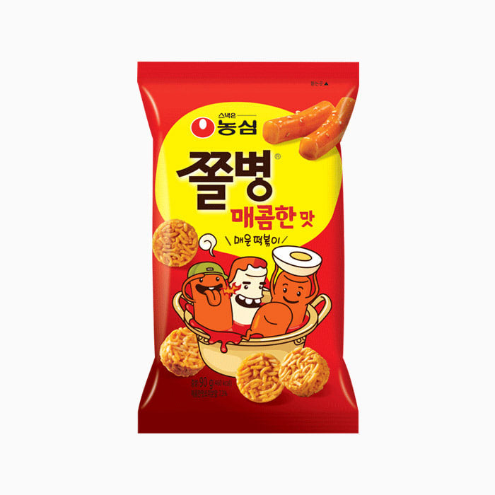 농심 쫄병 스낵 NONGSIM NOODLE SEASONING SNACK