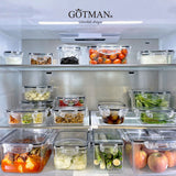 حافظة طعام تريتان نيو كريستال غوتمان أسود GOTMAN NEO CRYSTAL LOCK FOOD CONTAINER BLACK