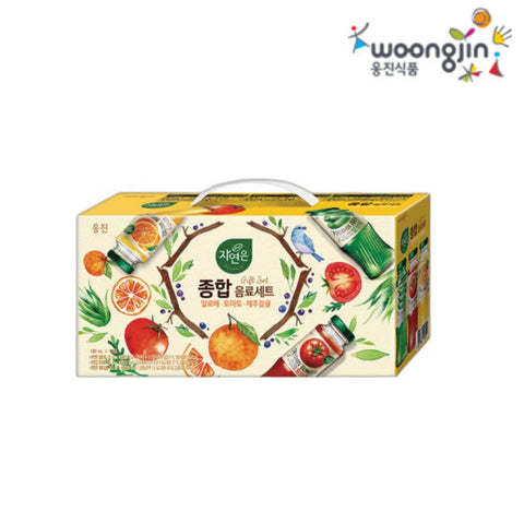 웅진 자연은 12병 음료세트 Woongin Natural is Drink Gift Set 12 bottle