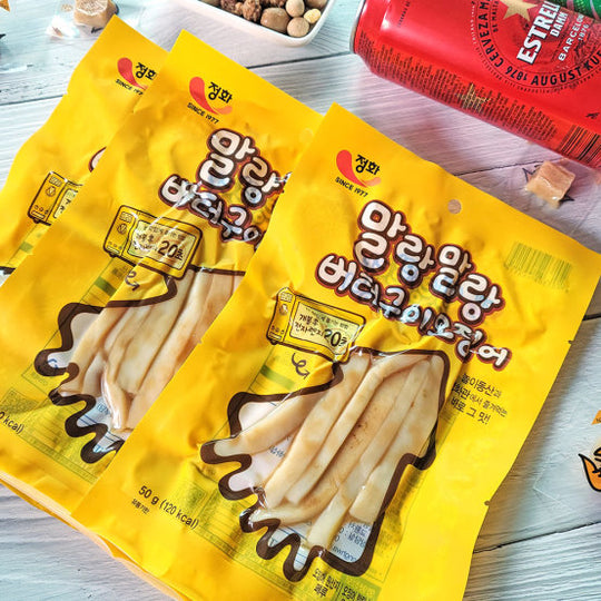 정화 말랑말랑 버터구이 / 허니버터 오징어 JH Burttery Roasted Squid / Honey Butter Squid