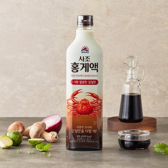 사조 홍게액 / 참치액 SAJO Red Crab Sauce / Seasoned Tuna Sauce 900ml