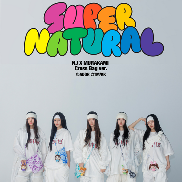 뉴진스 NewJeans 'Supernatural' NJ X MURAKAMI Cross Bag ver