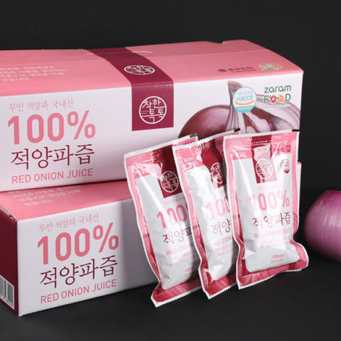 자람푸드 무안군 자색 적양파즙 Red Onion Juice 100ml * 30pack