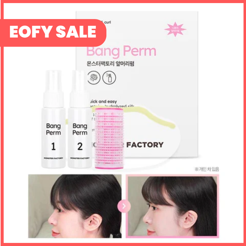 Special Price💙몬스터팩토리 셀프 앞머리 펌 Self Bang Style Perm Kit 10times use