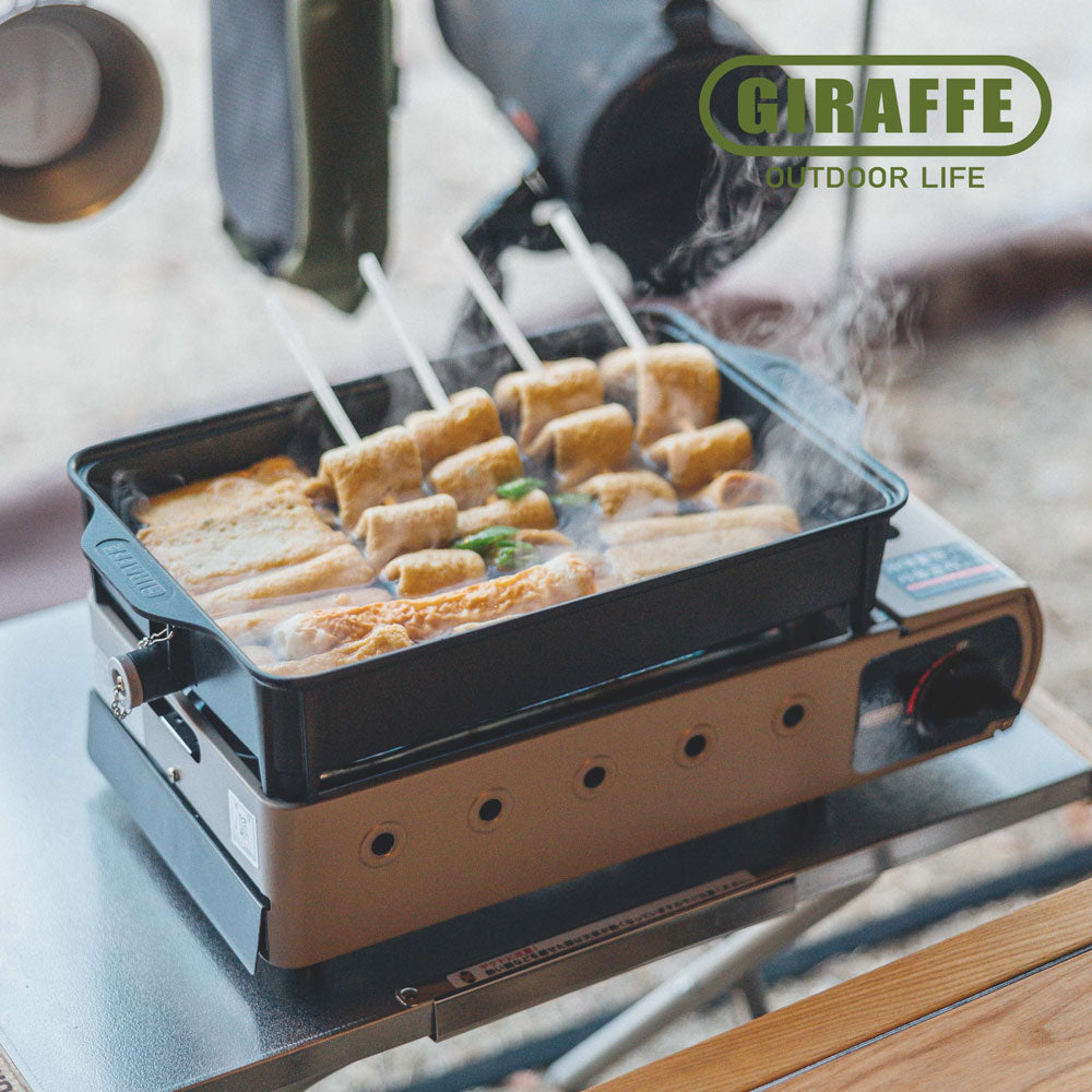 버너 풀세트 구성 완료! 지라프 구이바다 가스 그릴 GIRAFFE GAS GRILL