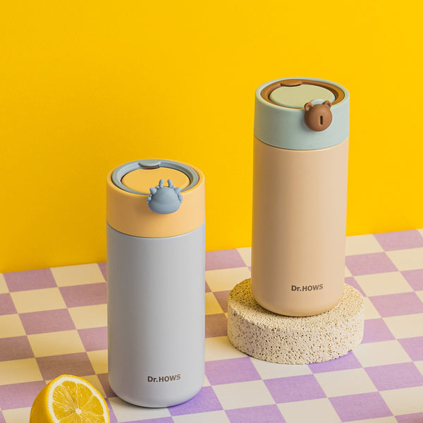 닥터하우스 뉴 주 스텐 보온/보냉병 350ml 토끼(파우더핑크) | [DR. HOUSE] Doctor House New Stainless Steel Insul
