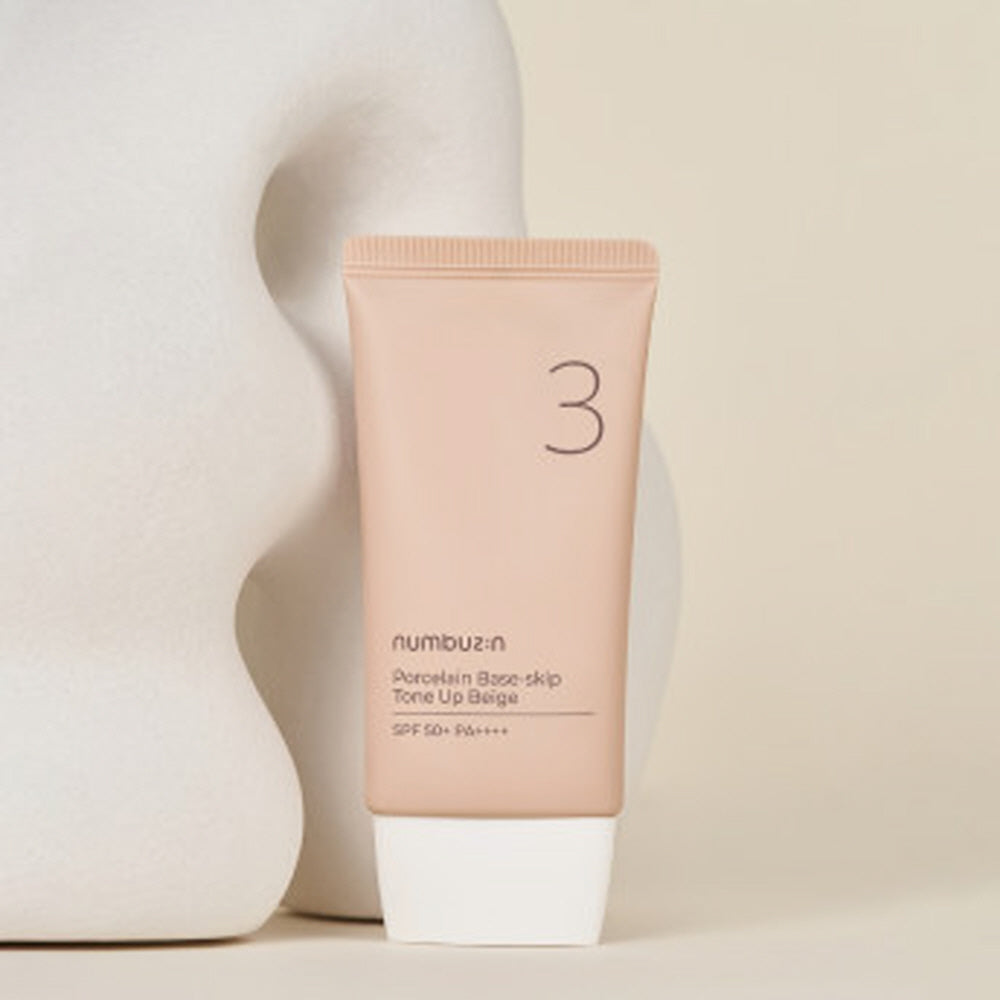 넘버즈인 3 도자기결 파데스킵 톤업베이지 No.3 numbuz:n Porcelain Base-skip Tone up Beige SPF50+PA+++