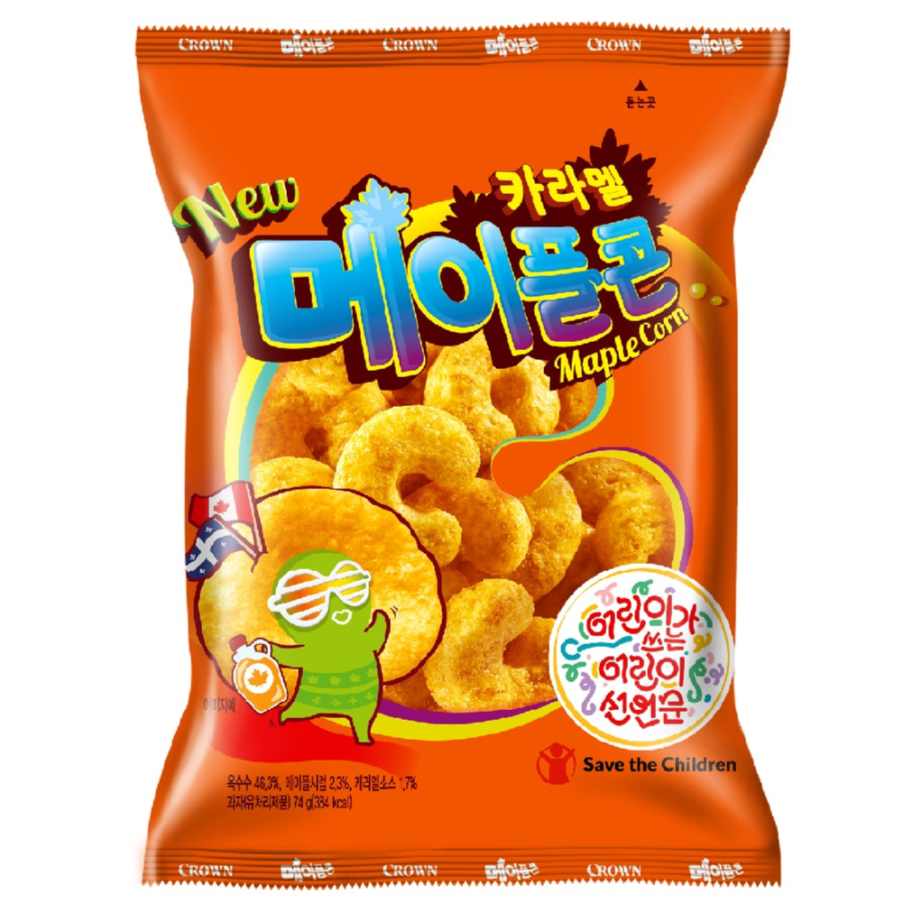 단짠의 조화 카라멜콘 메이플 Caramel Maple corn 124g