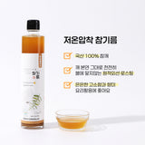 농부 플러스 국산 저온착유 참기름 180ml