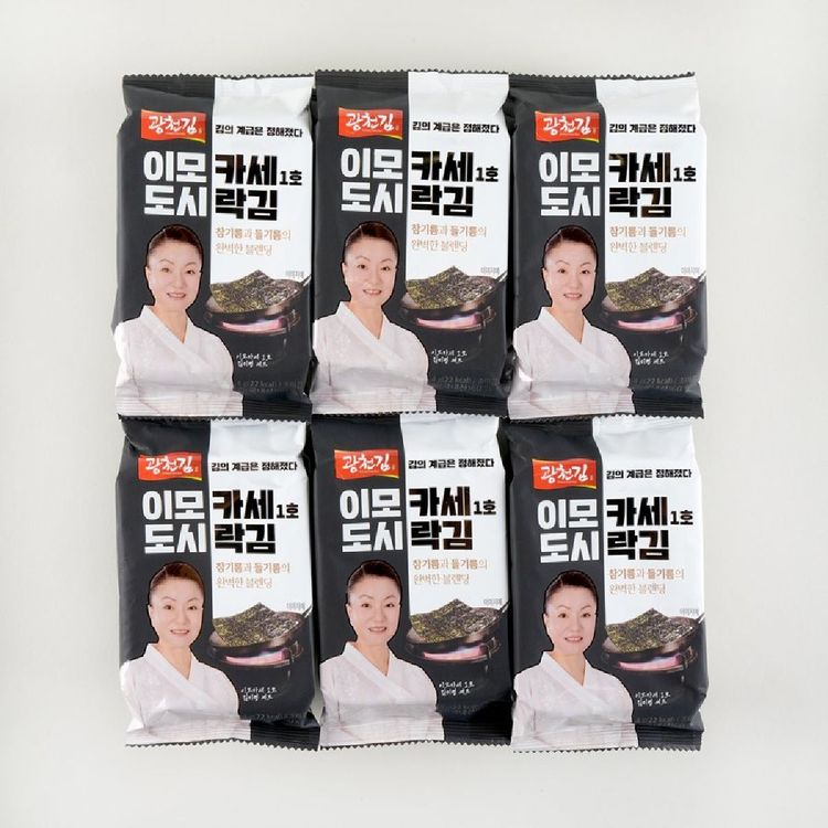 흑백요리사 이모카세 도시락김 4gX12봉 Imokase Seasoned Seaweed for Lunchbox