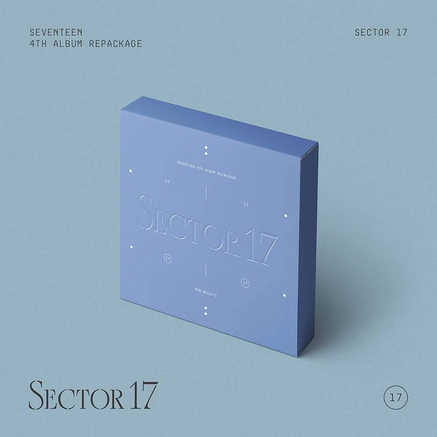 خصم خاص💿 SEVENTEEN - ألبوم إعادة الإصدار الرابع 'SECTOR 17' (New Heights Ver. (أزرق))