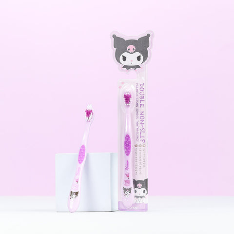 더블 논슬립 주니어 칫솔 시나모롤/쿠로미 Double Non-Slip Junior Toothbrushes