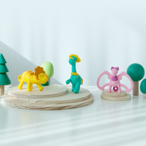 앙파파 공룡 치발기 Angpapa Dinosaur Teether 3 Type