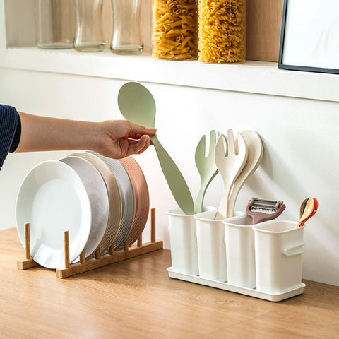 창고대방출🤍 블랑 조리도구 정리함 Blanc Kitchen Utensil Organizer