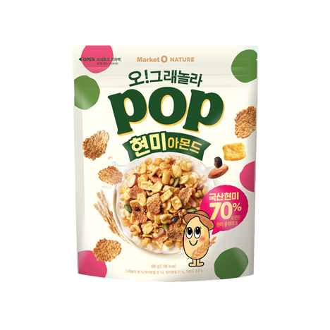 오! 그래놀라 현미 아몬드 370g