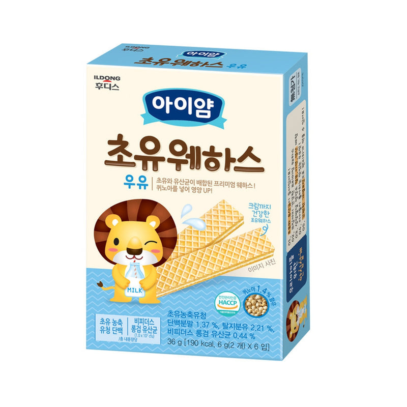 아이얖 초유 웨하스 밀크 36g