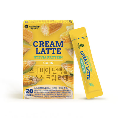 맥널티 스테비아 단백질 옥수수 / 고구마 크림 라떼 20개입 Stevia Protein Cream Latte (Corn / Sweet Potato) 20 sticks