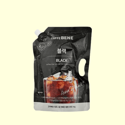 Special Price💙카페베네 블랙 파우치 대용량 CAFE BENE BLACK COFFE Pouch 1L