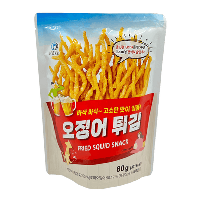바삭바삭~ 고소한 맛이 일품! 오징어 튀김 80g Fried Squid Snack