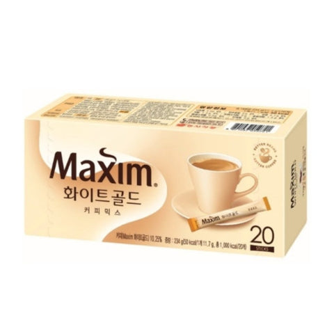 맥심 화이트 골드 커피믹스 Maxim White Gold Coffee Mix 100/20ea