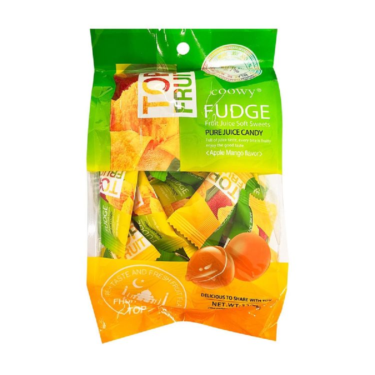 NEW FLAVOUR🔥탑프룻 젤리 TOP FRUIT Mango/Kiwi/Peach/Green Grape/Apple Mango Pure Juice Candy 320g