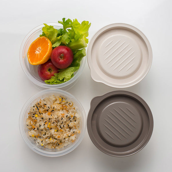 나인웨어 바로밥 전자레인지 용기 원형 NINEWARE FOOD CONTAINER CIRCLE 12P 350ML