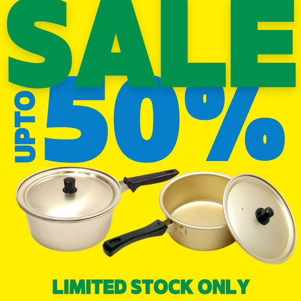 HOTTEST PRICE🎉 قدر ألمنيوم بمقبض واحد Yellow Pot Single Handle 16cm/18cm