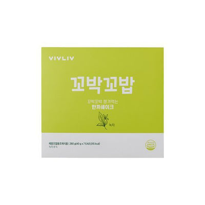 [비브리브] 꼬박꼬밥 쉐이크 녹차 40g*7p