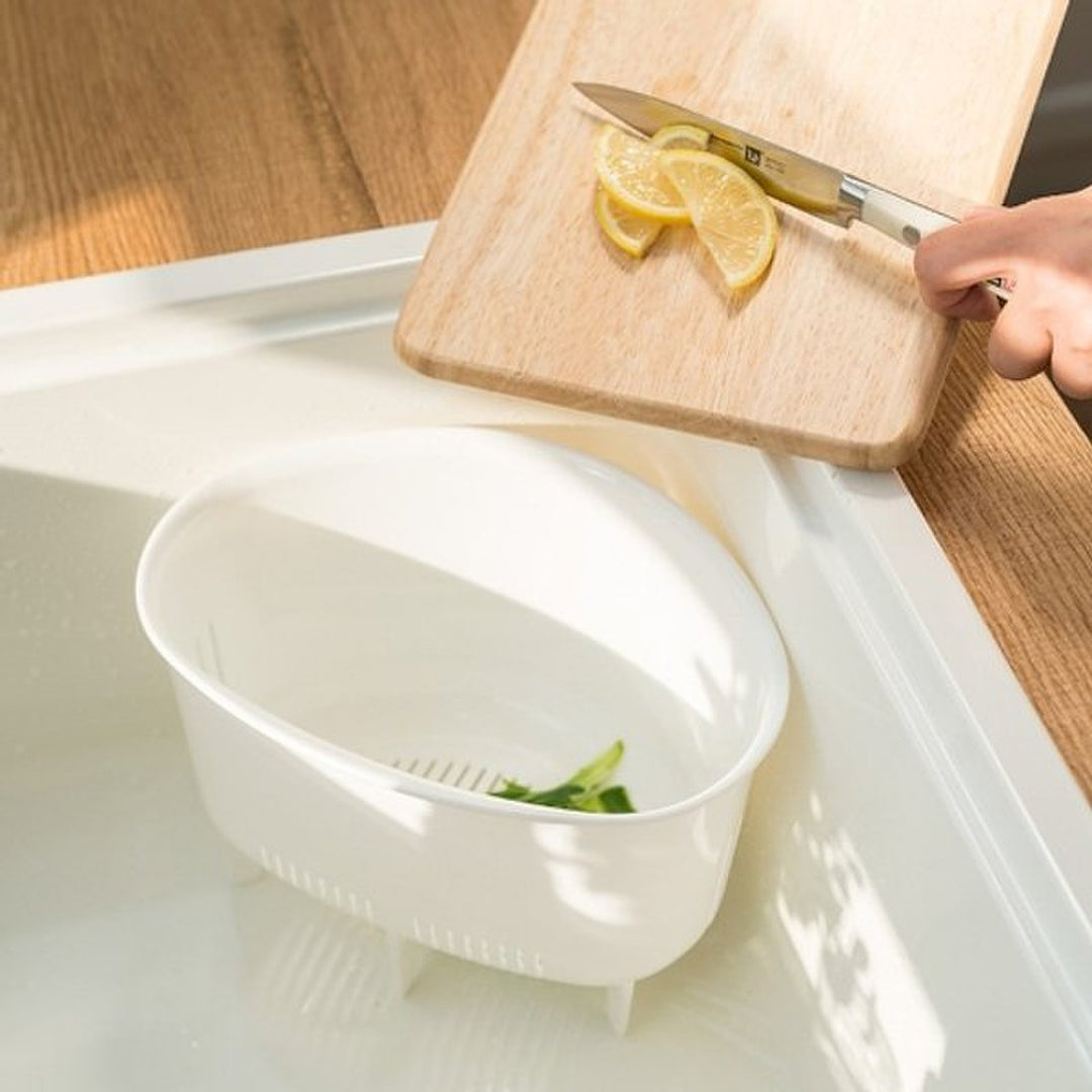 [BLANC] 싱크대 쓰레기통 Food Waste Basket Sink Drainage Corner KMALL09