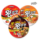 paldo King lid cup ramen (3 Flavors)