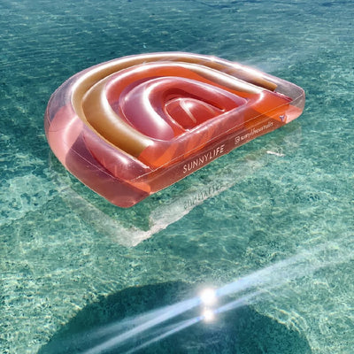 SPECIAL PRICE🎈 SUNNY LIFE FLOAT AWAY LIE ON RAINBOW - PEACHY PINK