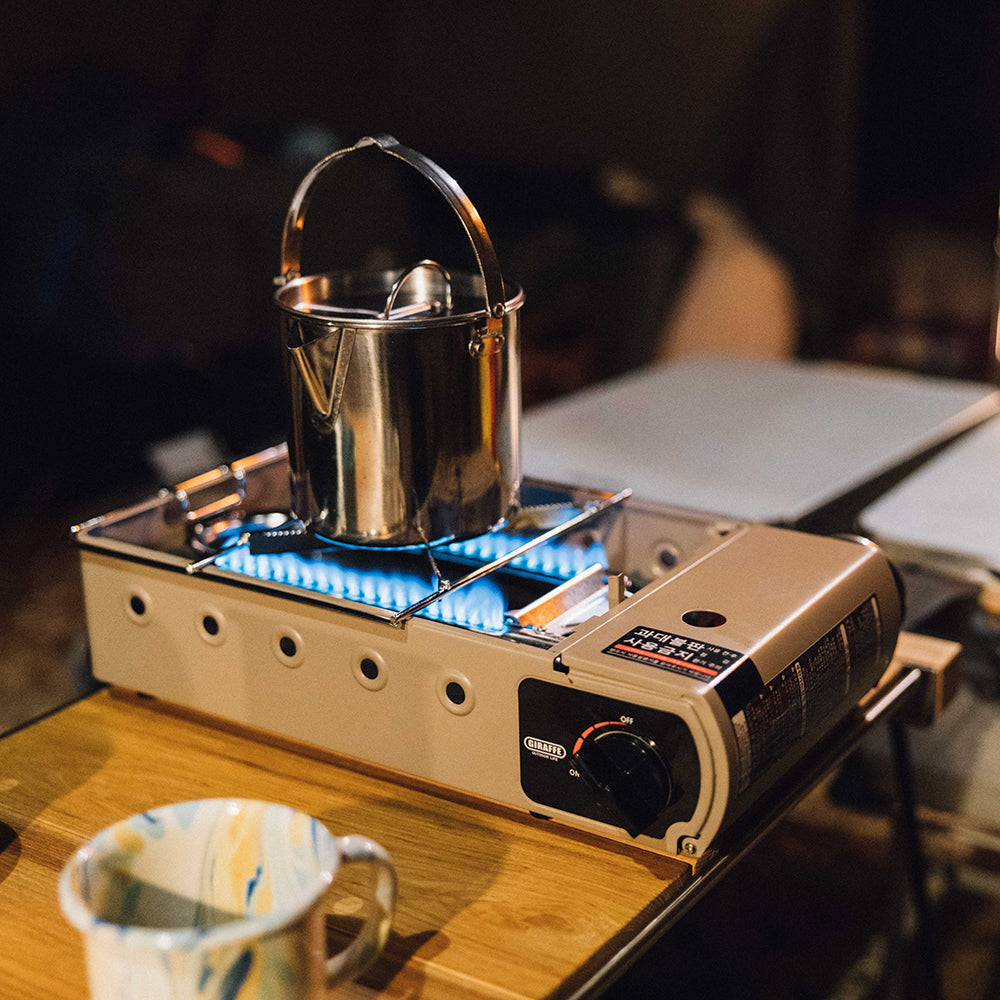버너 풀세트 구성 완료! 지라프 구이바다 가스 그릴 GIRAFFE GAS GRILL