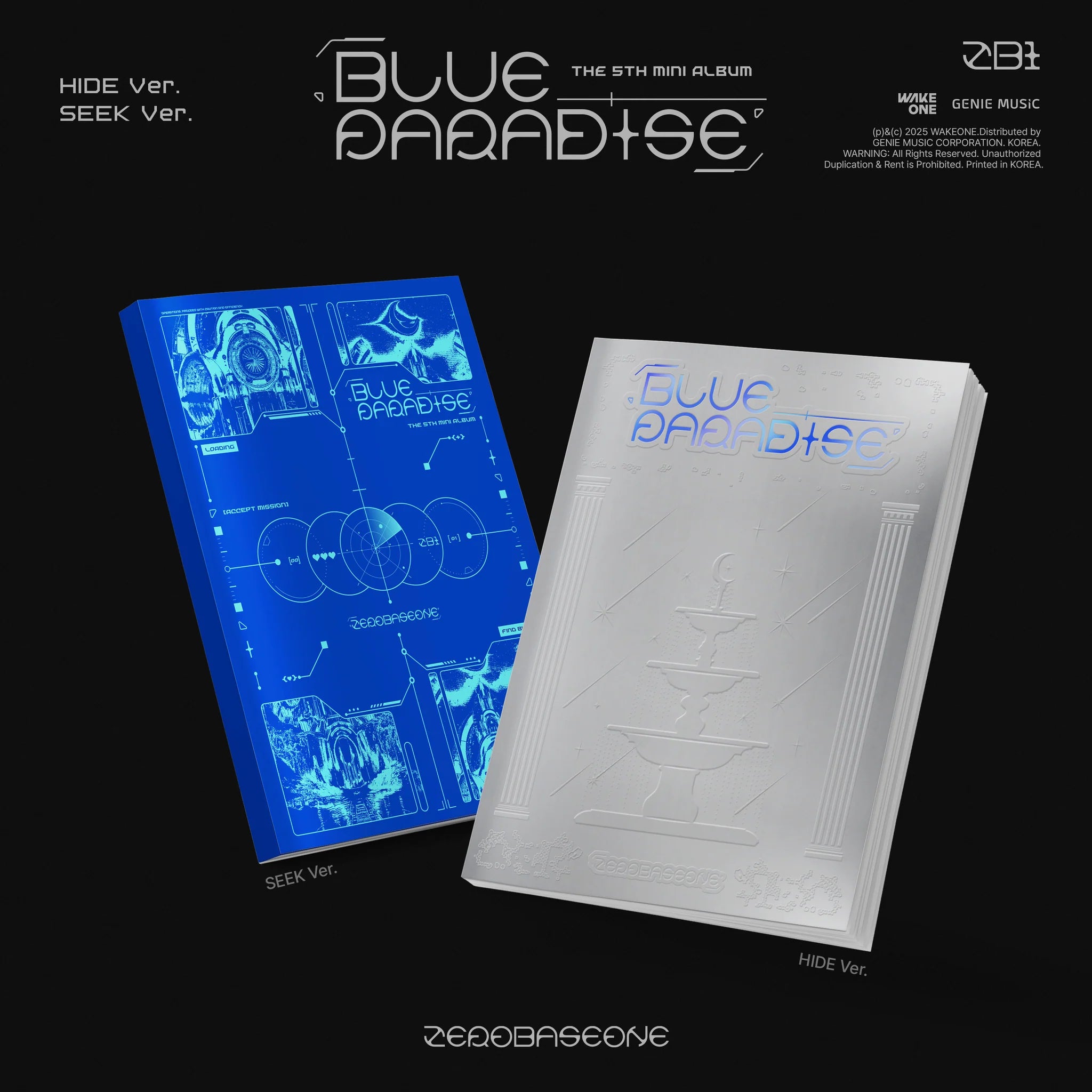 제로베이스원 ZEROBASEONE - The 5th Mini Album BLUE PARADISE (2 Versons)