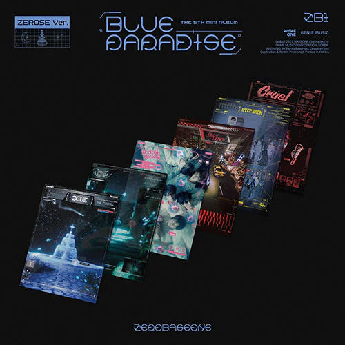[커넥트케이팝] 제로베이스원 미니 5집 블루 파라다이스(포켓) | [KONNECT K-POP] Zerobaseone Mini5Th Blue Paradise(