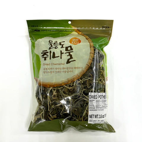 국산 말린 고추잎/고구마줄기/토란줄기/울릉도 취나물/호박고지 100g Dried Pepper Leaf/Sweet Potato Vines/Taro Vines/Chwinamul/Pumpkin from Korea