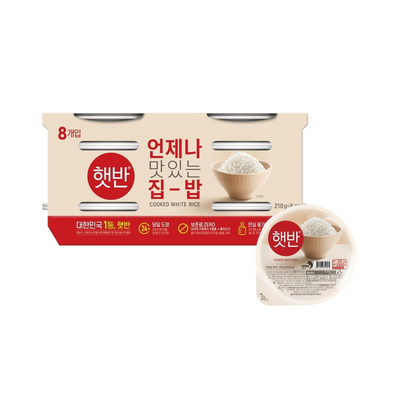 CJ Cooked White Rice 210g*8packs