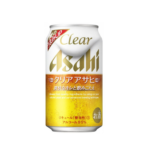 아사히 클리어 캔 맥주 Asahi Clear Beer Can 350ml