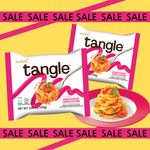 50% SALE😘 삼양 김치 로제 탱글 루치니 Samyang Tangle Kimchi Rose Tangluccine 4pack