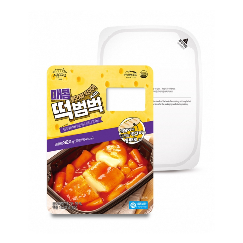 [서울마님] 매콤 떡범벅 통모짜떡구이 320g
