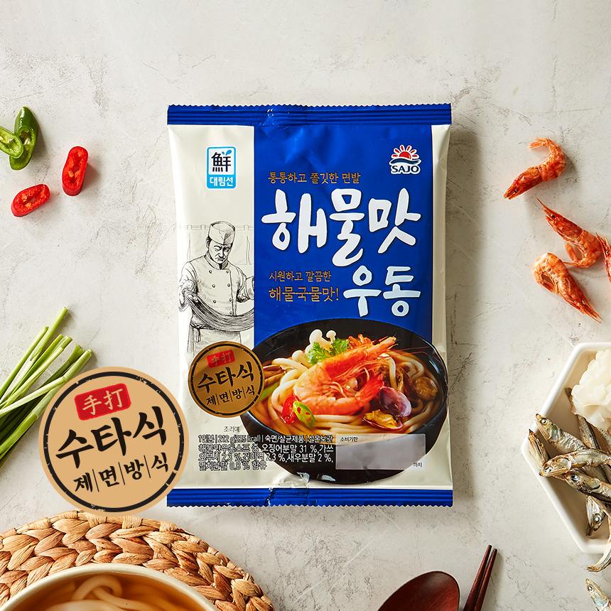 40%OFF🔥 대림 가쓰오/튀김맛/해물맛 우동 DR Katsuo / Tenpura / Seafood Udon