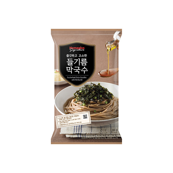 본고장 쫄깃하고 고소한 들기름 막국수 Perilla Oil Noodle 334g 2 serving