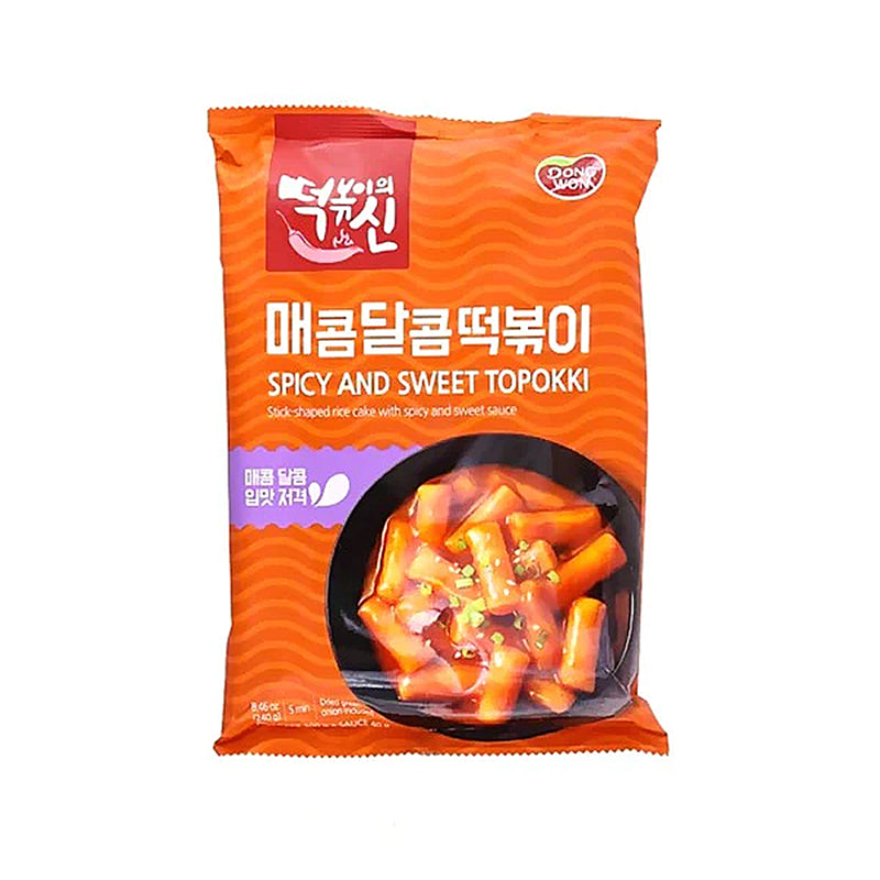 동원 떡볶이의 신 떡볶이 시리즈 Korean Rice Cake with Sauce Hot/Mild/Cheese