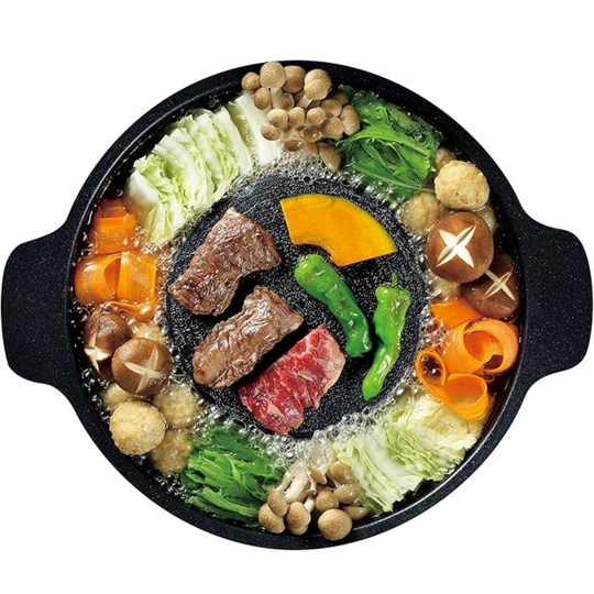 샤브샤브 냄비 PEARL METAL Grilled Shabu Pot 11 inches (28cm)