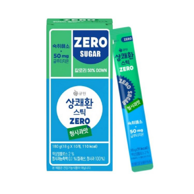 [큐원] 상쾌환 스틱 청사과맛 18g*10p