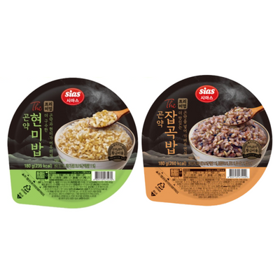 시아스 곤약 현미/잡곡밥 180g Sias Konjac Brown/Mixed Rice