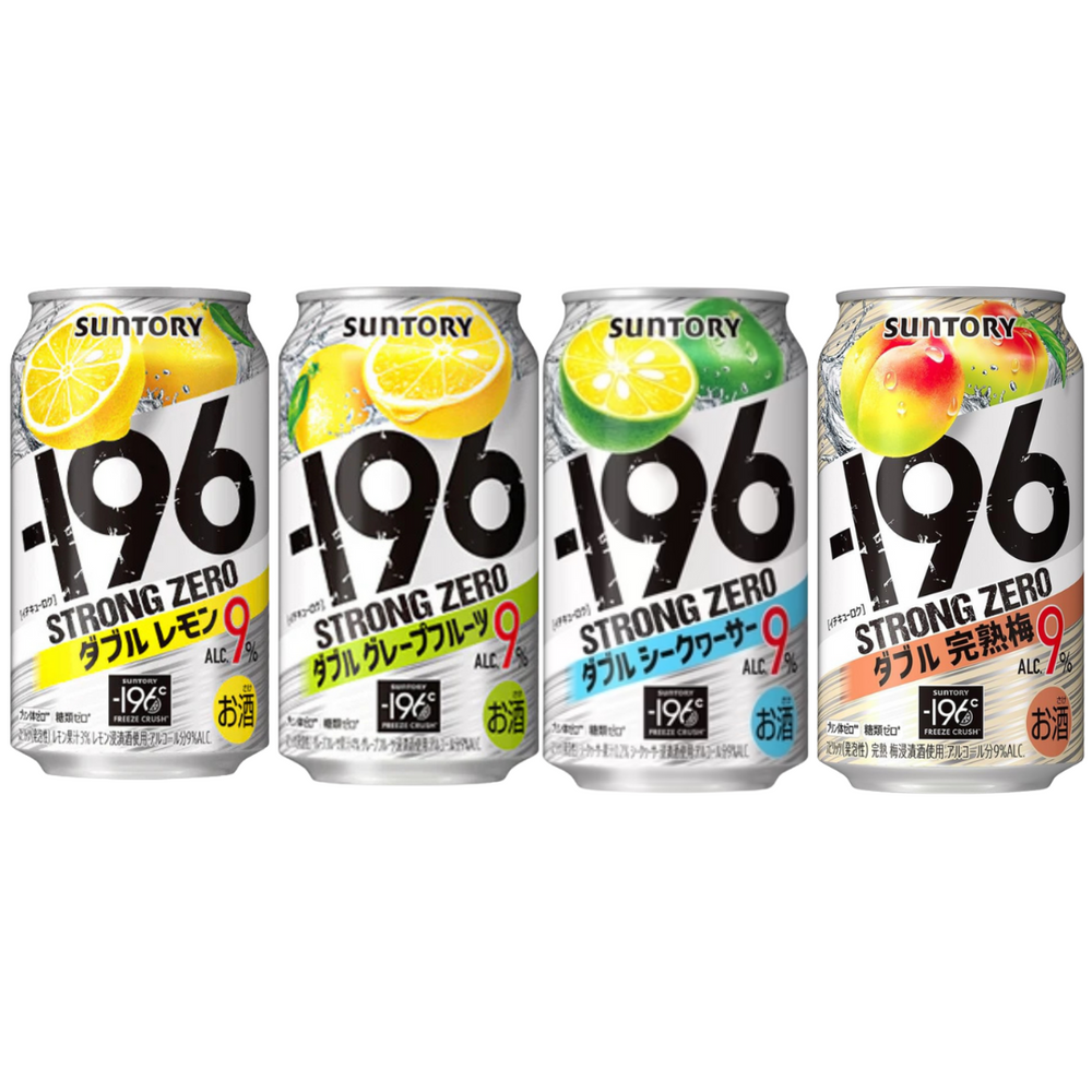 SUNTORY -196 Strong Zero 4 Flavors (ALC.9%) 350ml